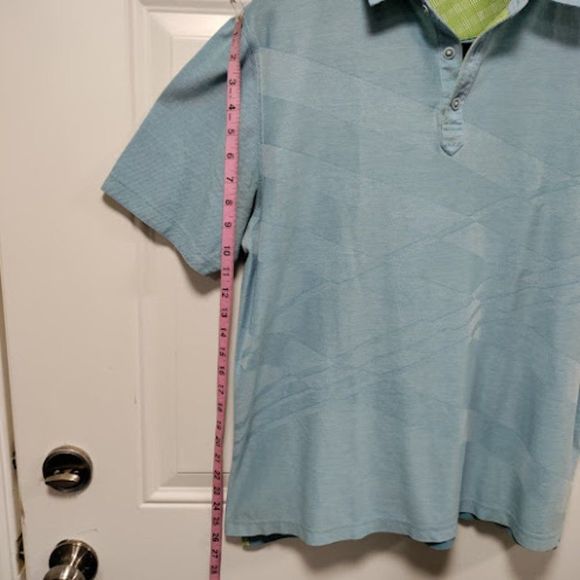 Raffi Linea Uomo Italy Men's Casual Shirt Blue/Yellow XL - Picture 7 of 9